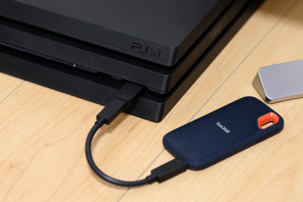 エクストリームSSDとPS4 Pro