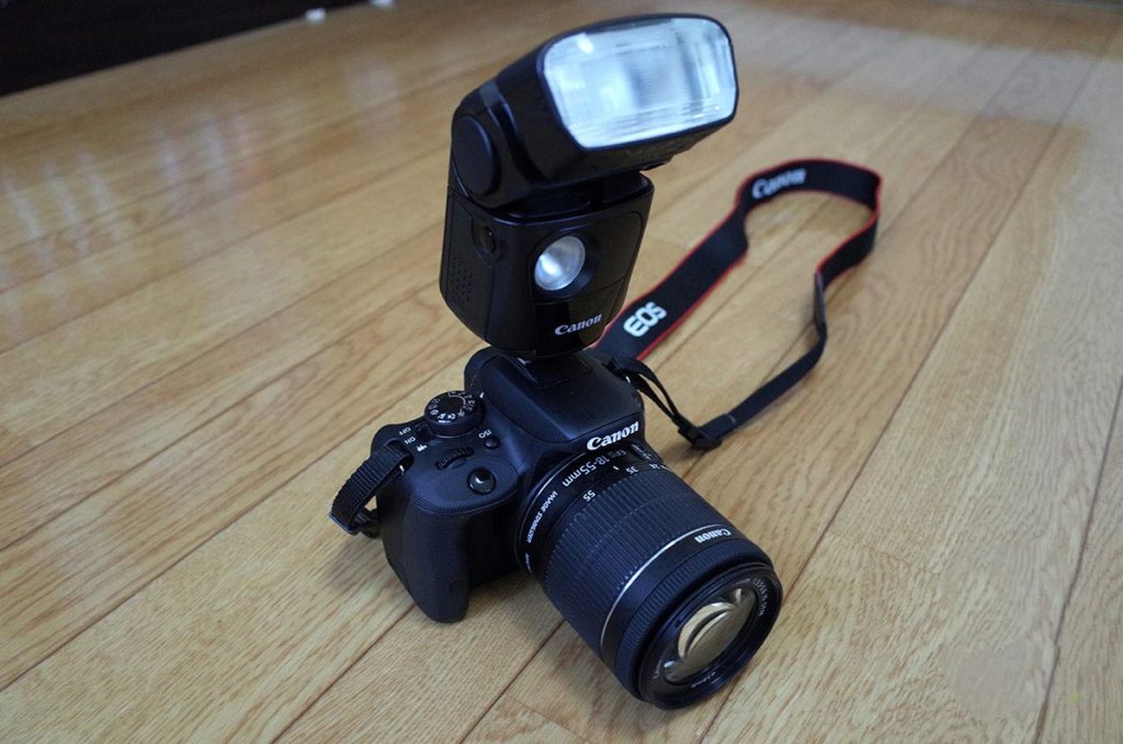 外部ストロボとEOS Kiss X7