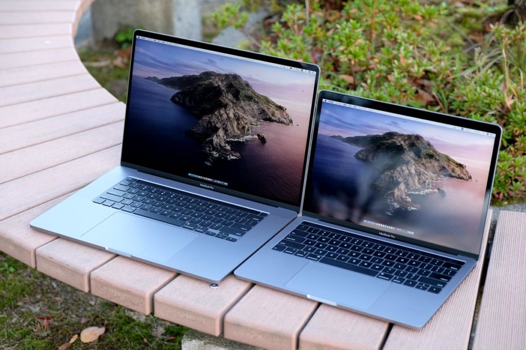 MacBook Pro 16インチと13インチ