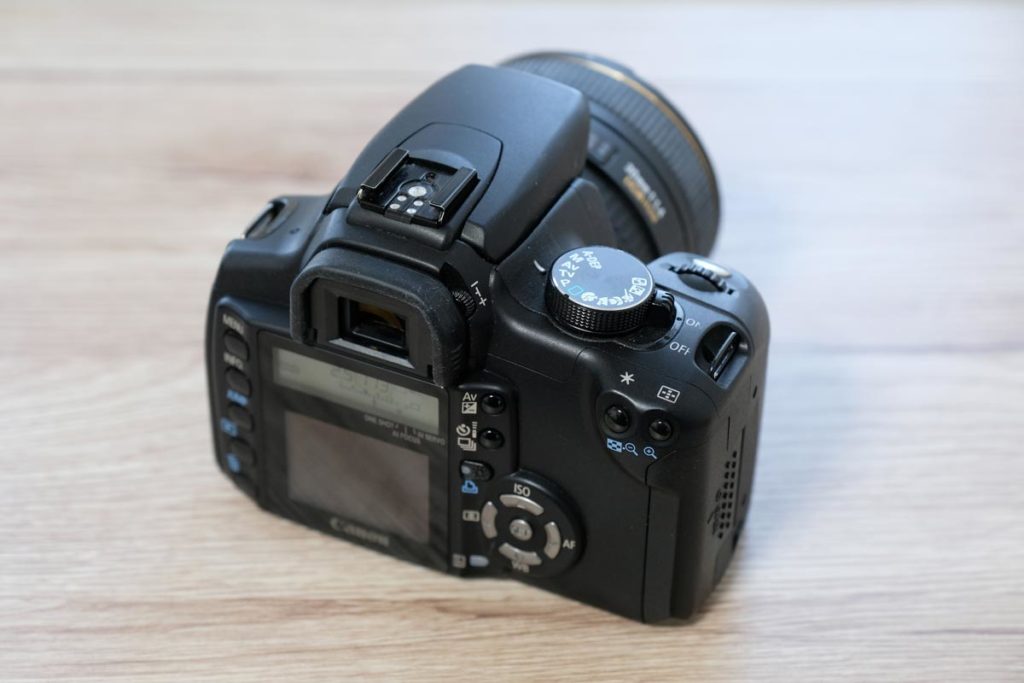 Canon EOS Kiss digital N 操作パネル