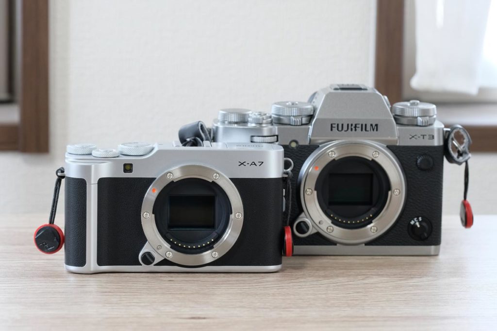 X-A7とX-T3