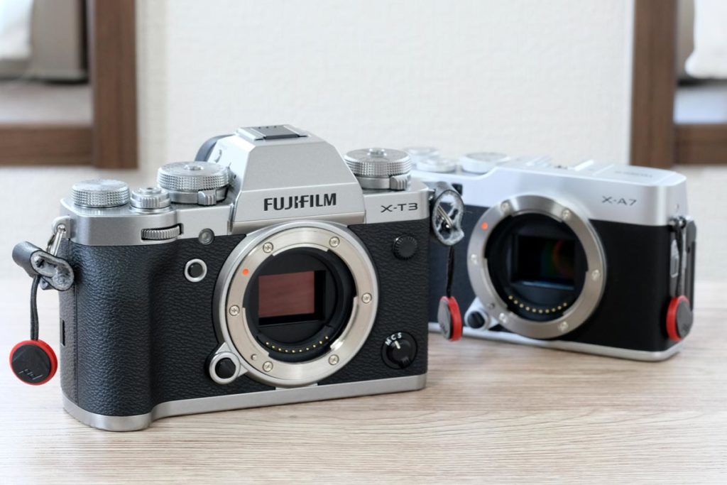 X-T3(X-Trans)とX-A7(ベイヤー)