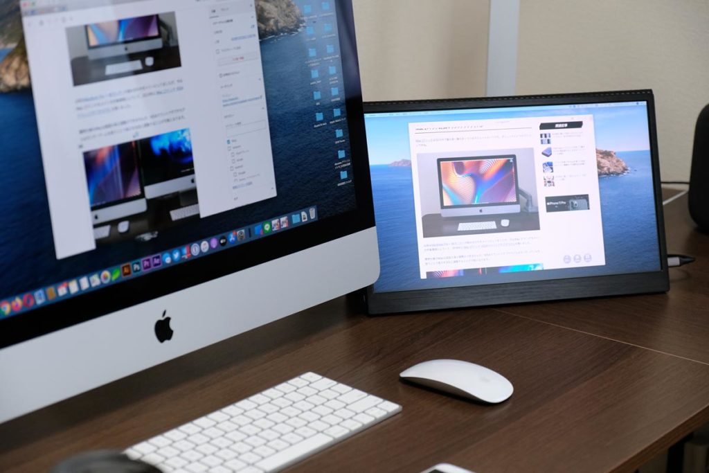iMac 27インチ + cocopar zg-156-4K