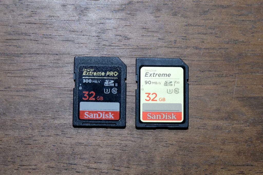 UHS-Ⅱ・UHS-Ⅰ SDカード