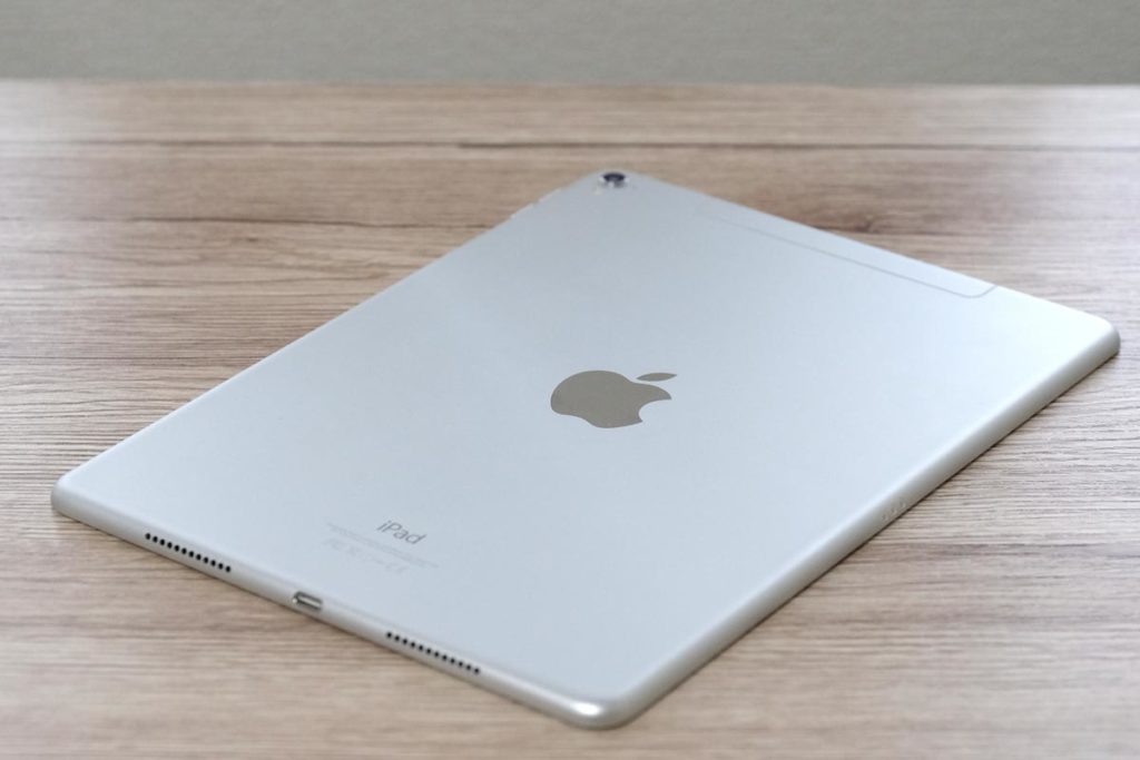 iPadのシルバーカラー