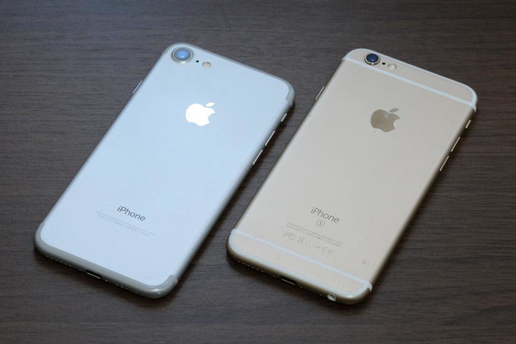 iPhone 7とiPhone 6s