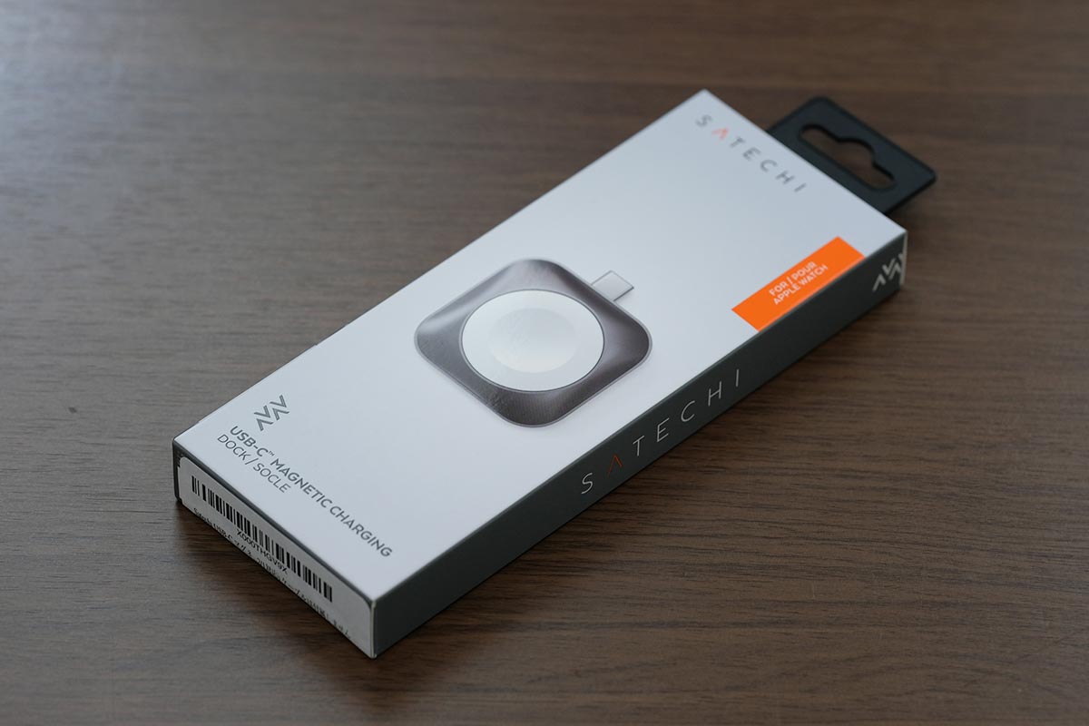 Satechi USB-C Apple Watch 充電ドックのパッケージ