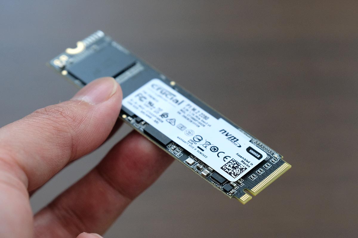 M.2タイプのSSD