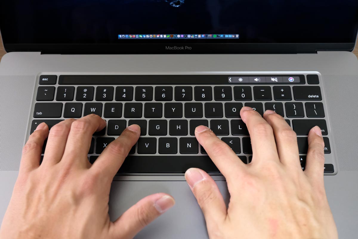 MacBook ProのUS配列キーボード