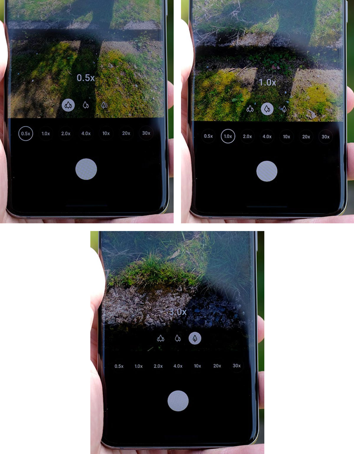 Galaxy S20 5Gのカメラ切り替え