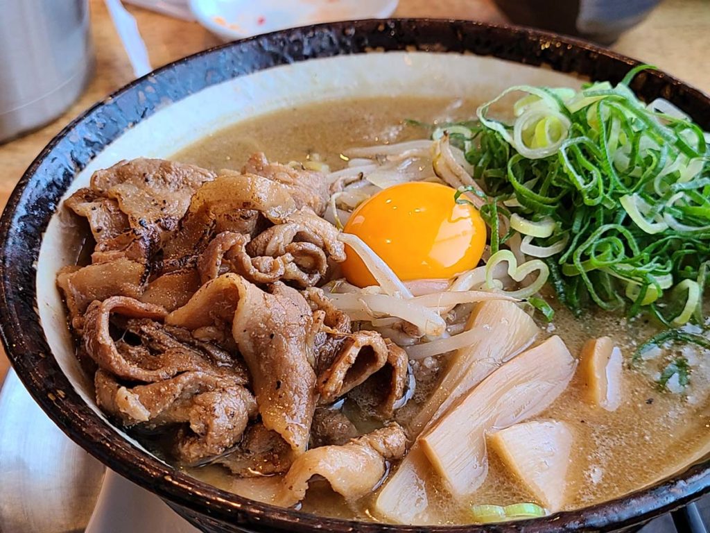 1200万画素の通常モードで撮影したラーメン