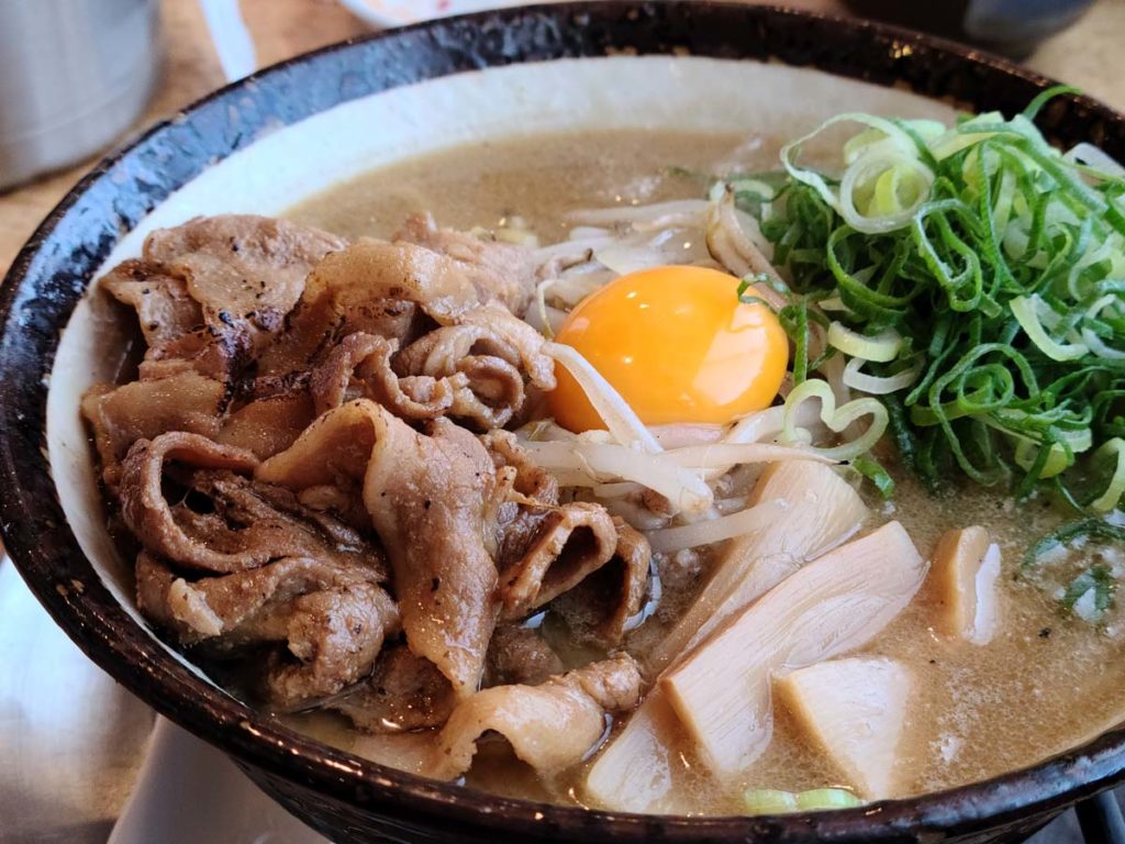6400万画素モードで撮影したラーメン