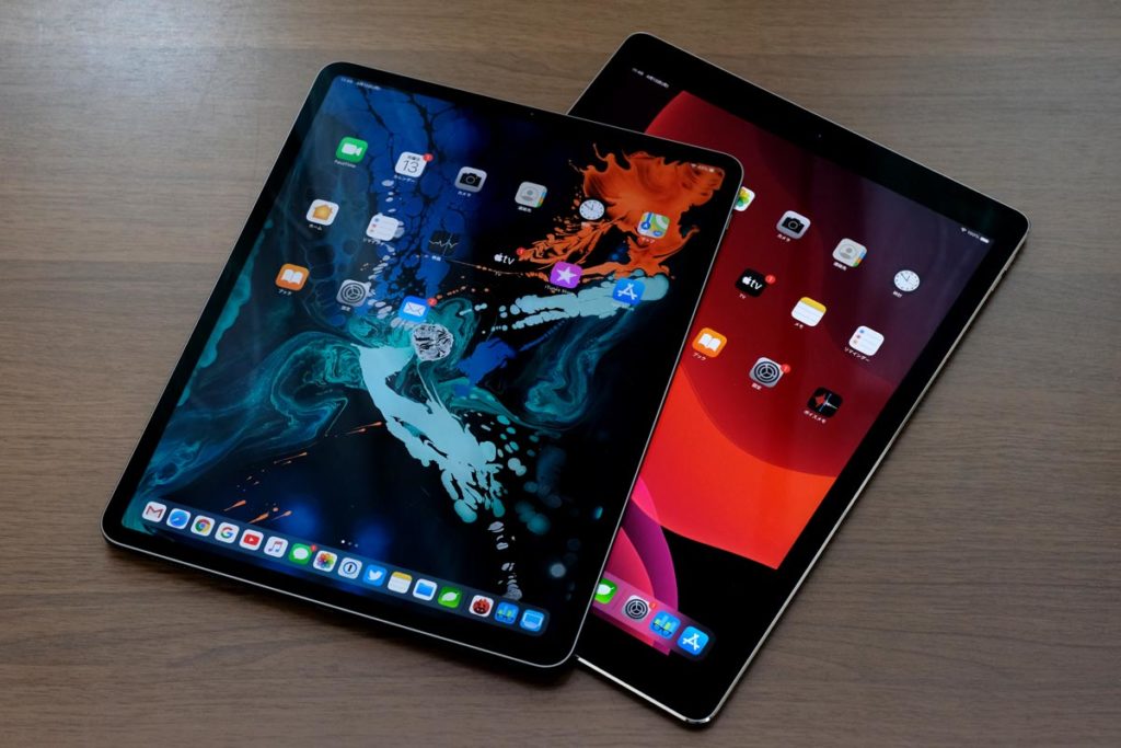 iPad Pro 12.9インチ(第3世代)と(第2世代)サイズ比較