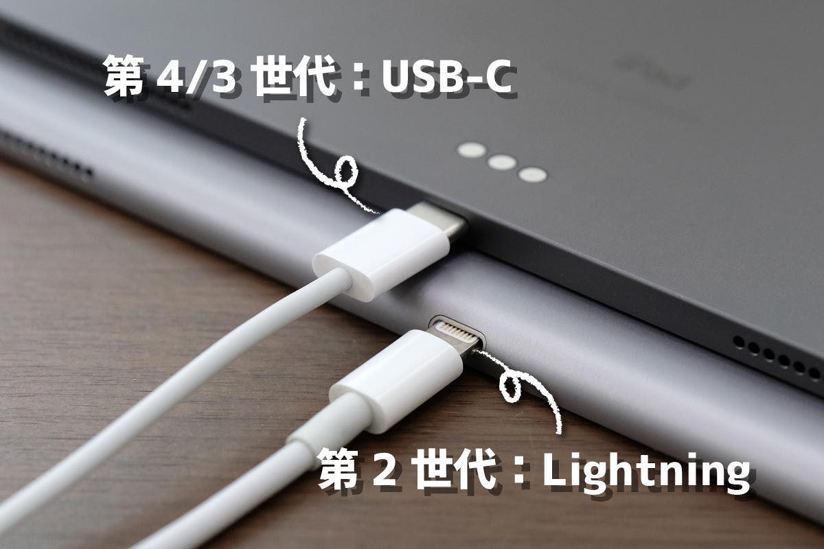 充電ポートの違い