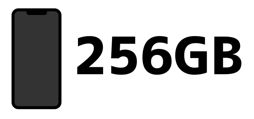iPhone 256GBモデル