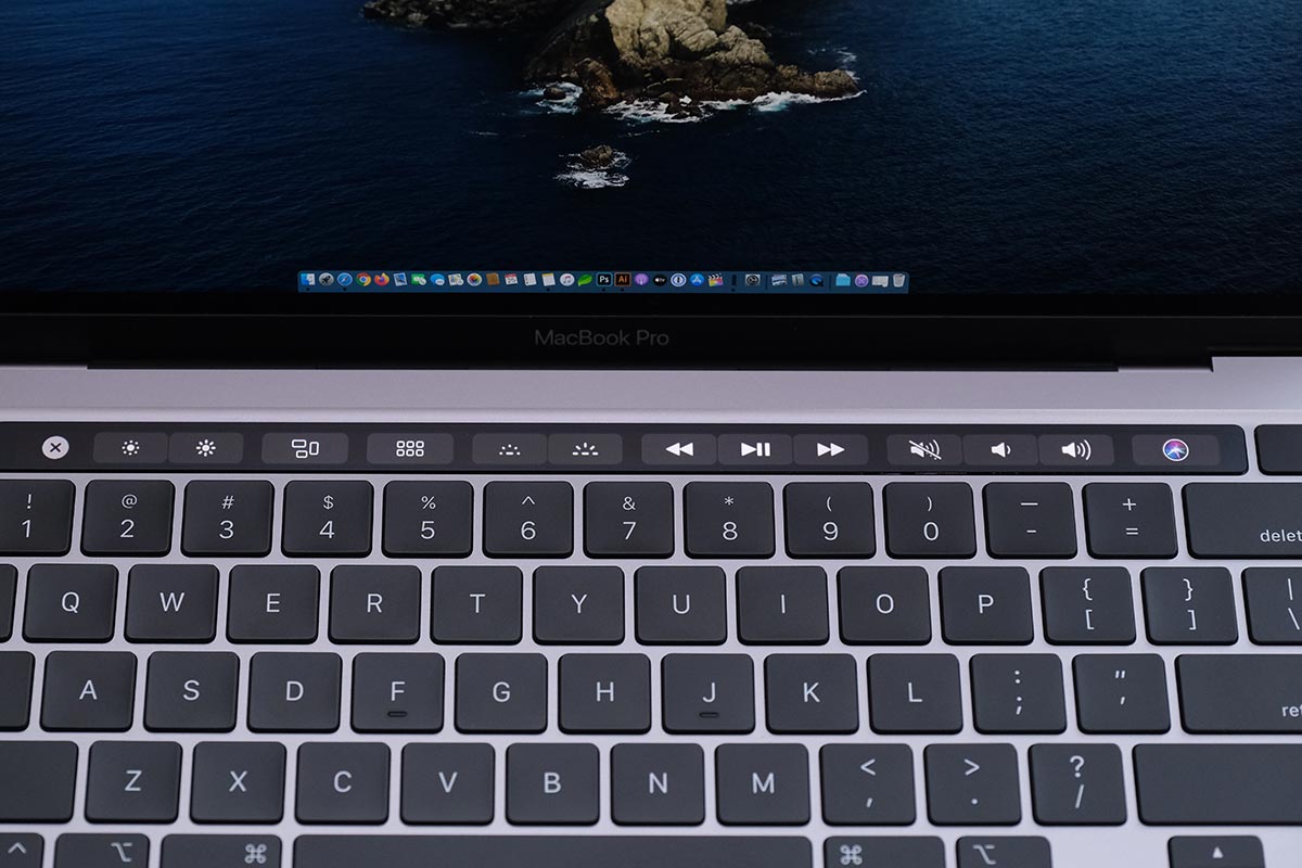 MacBook Pro 13インチ(2020)のTouch Bar