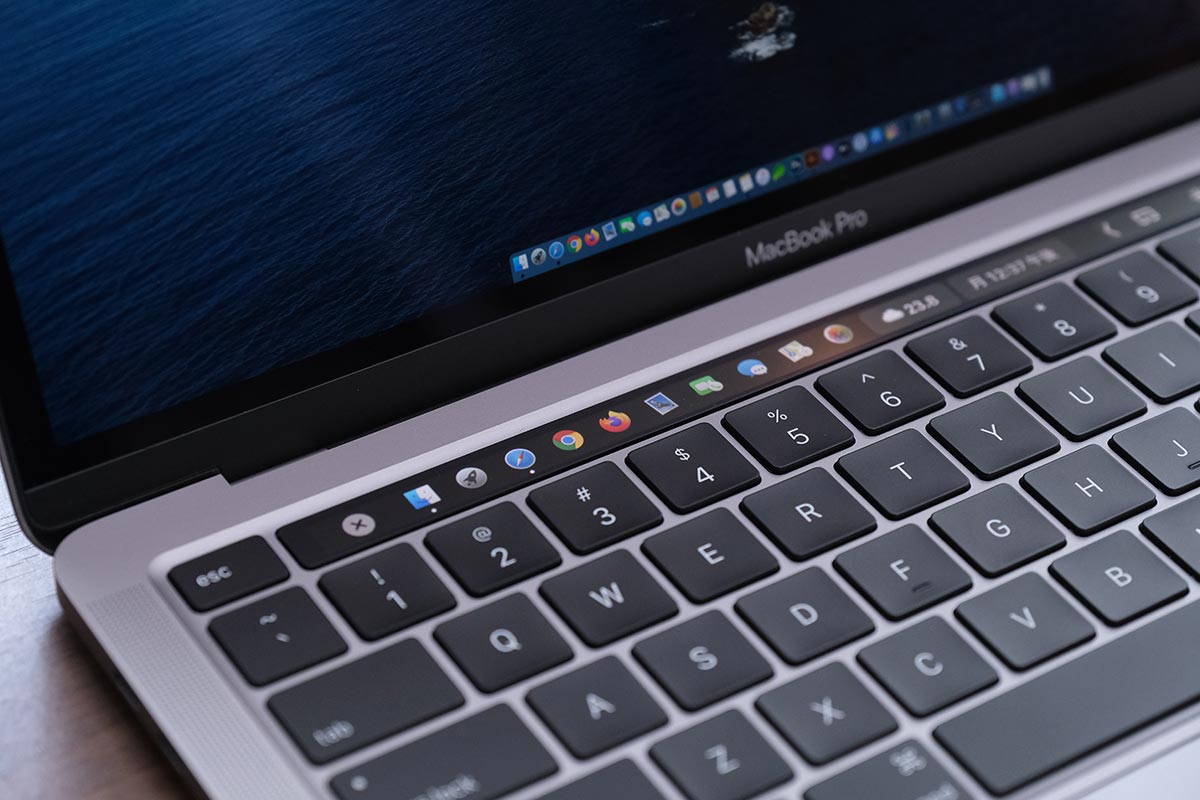 Better TouchToolでタッチバーにDockを表示