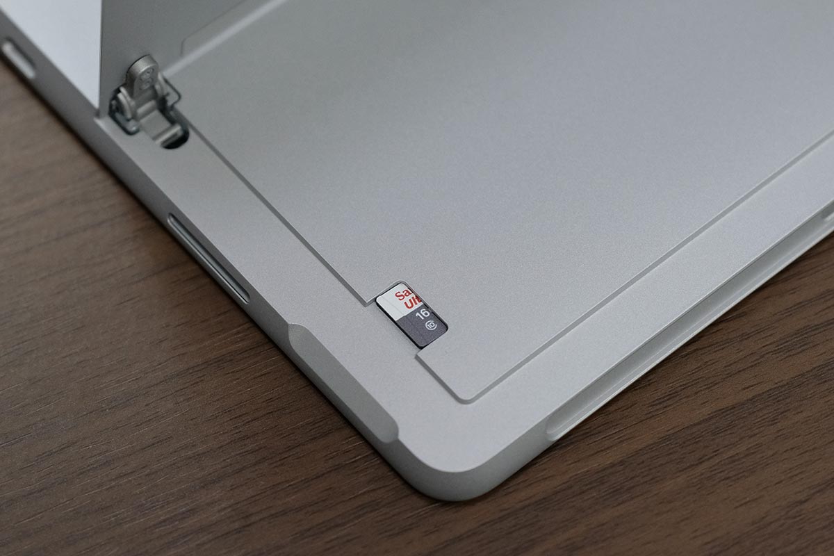 microSDカードに対応