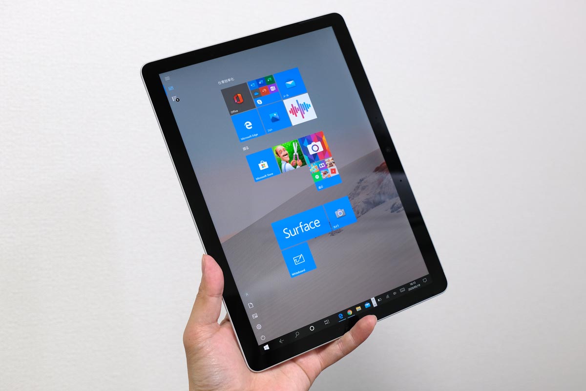 Surface Go2をタブレットして
