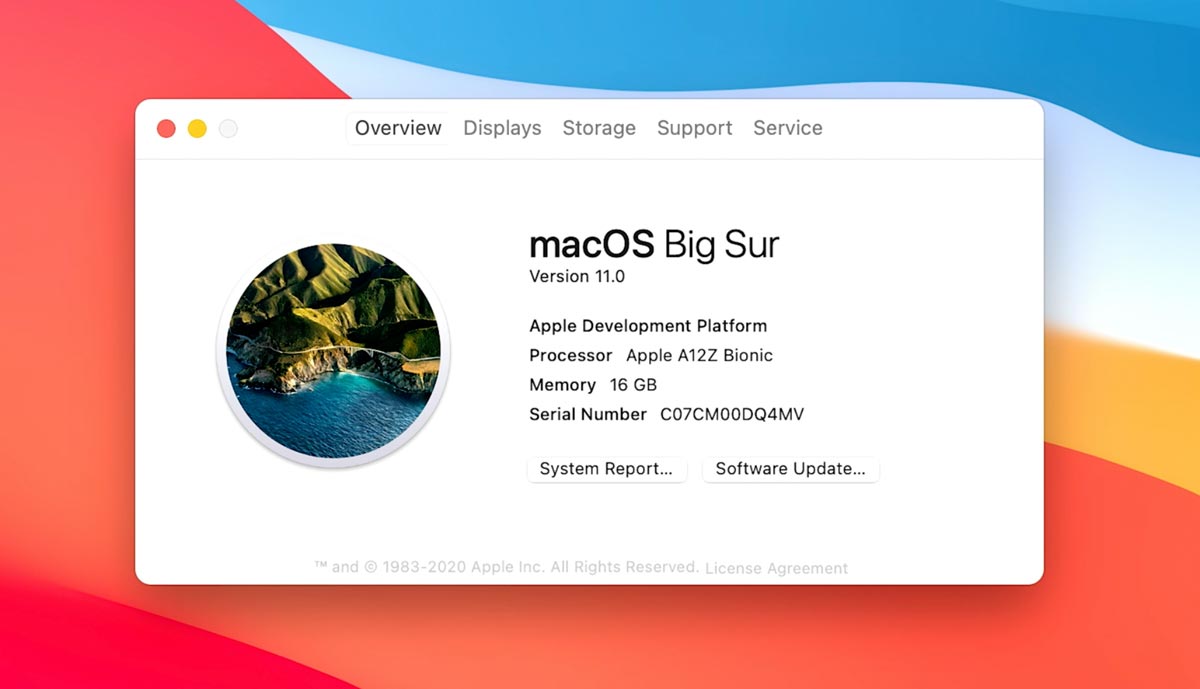 macOS 11 Big Sur