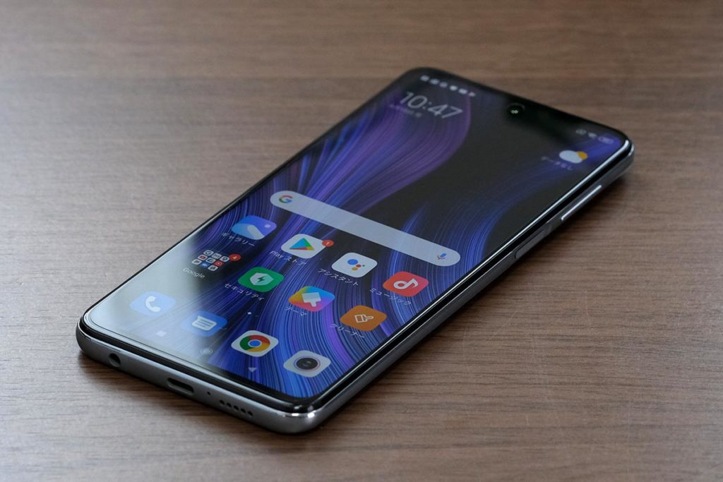 Redmi Note 9S 正面デザイン