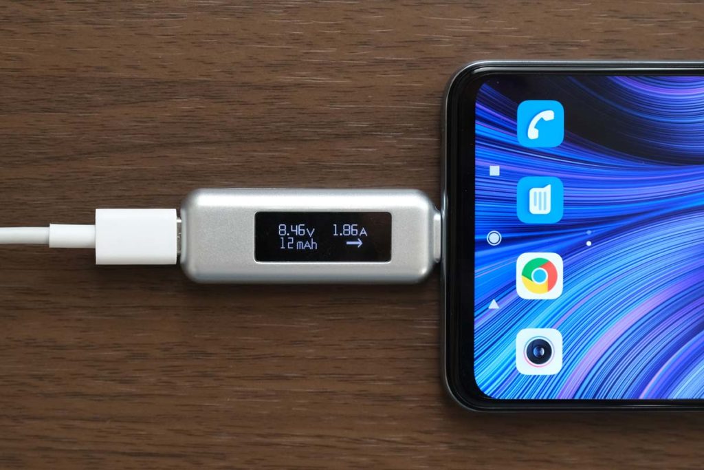18Wの急速充電に対応