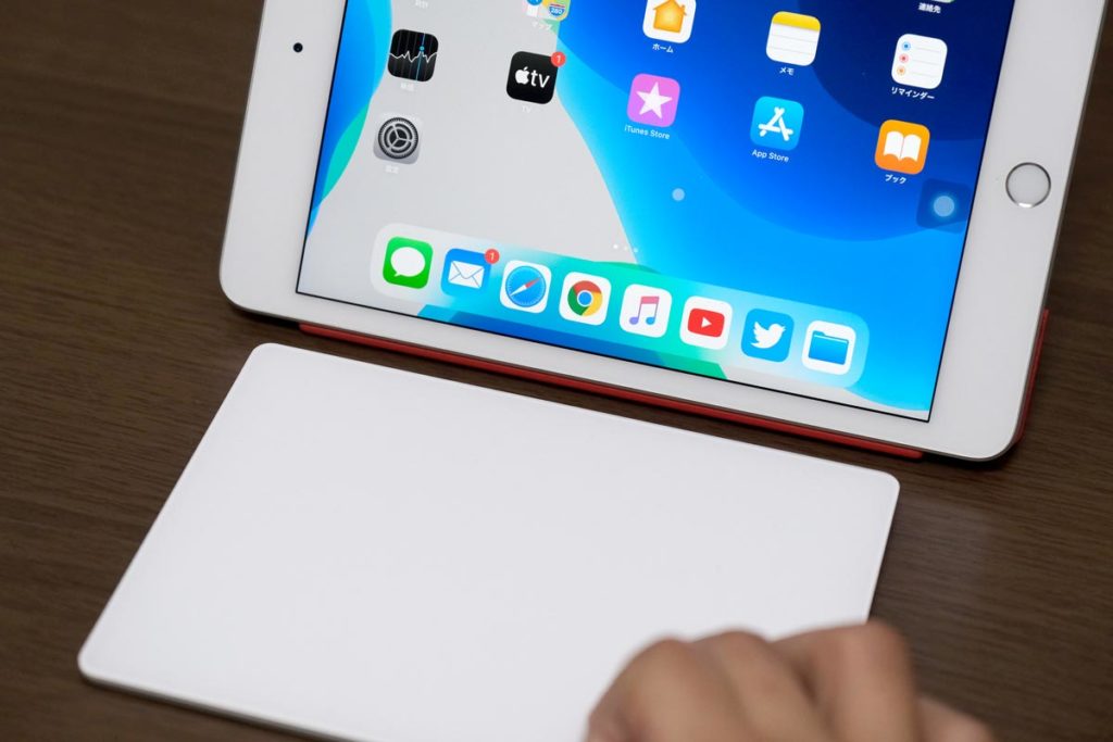 iPad mini 5でトラックパッド