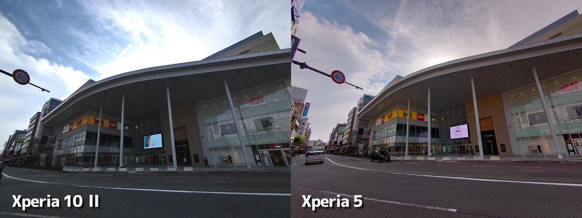 超広角カメラの画質を比較