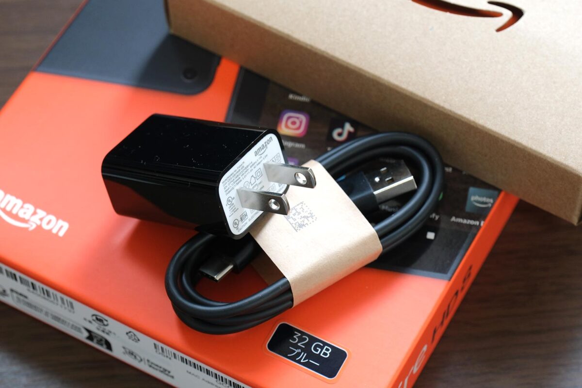 Fire HD 8 5W充電アダプタ