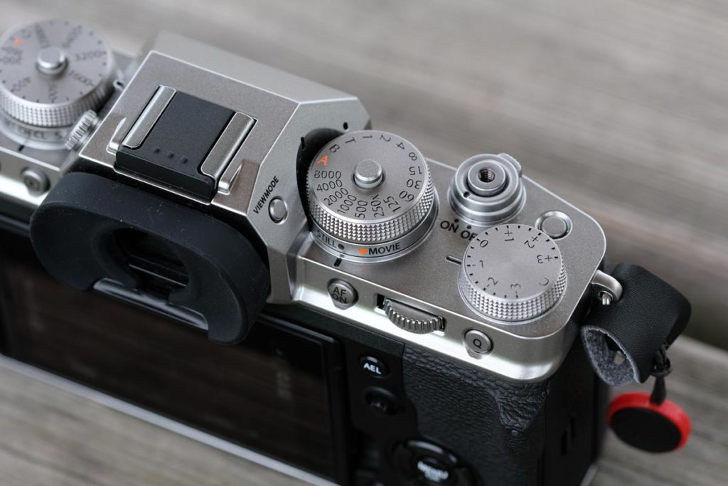 X-T4の操作ダイヤル(右側)
