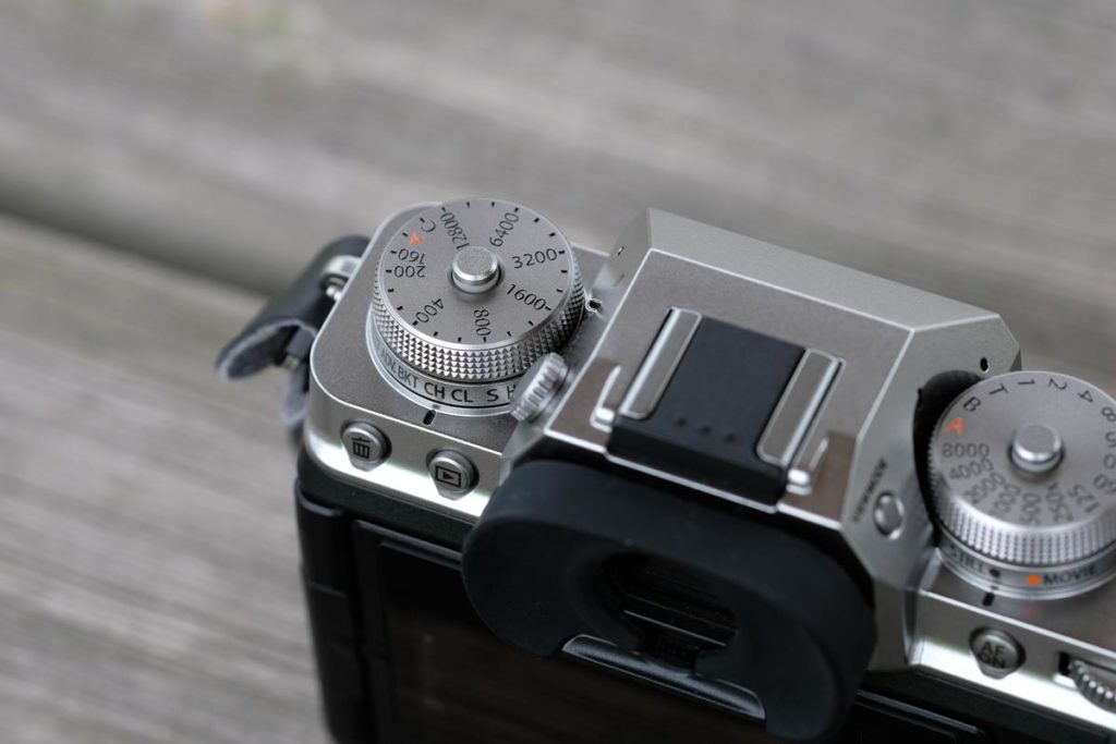 X-T4の操作ダイヤル(左側)