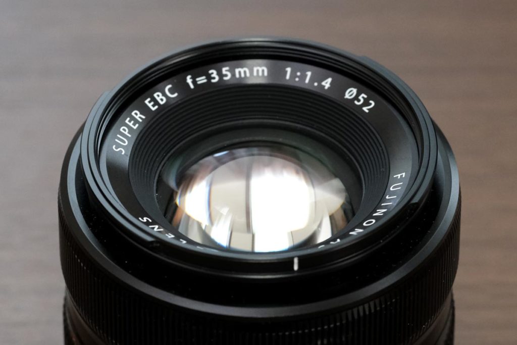 XF35mmF1.4 Rのレンズ部分