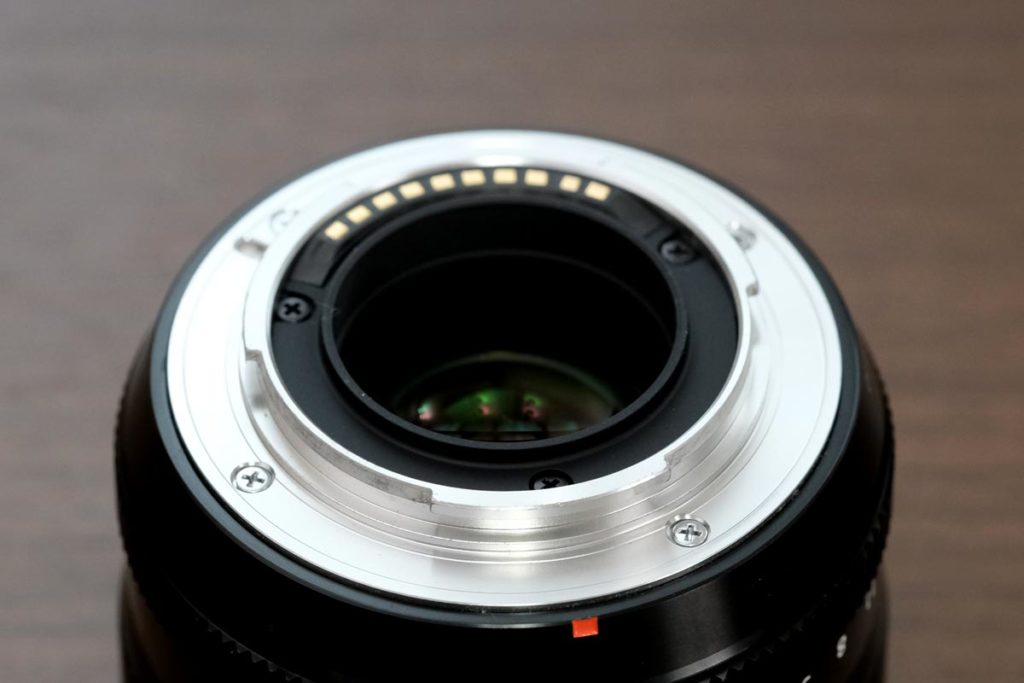 XF35mmF1.4 Rの接合部分