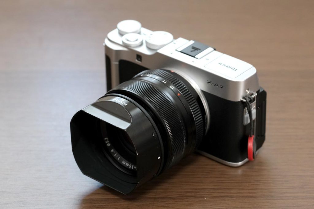 XF35mmF1.4 R +X-A7の組み合わせ
