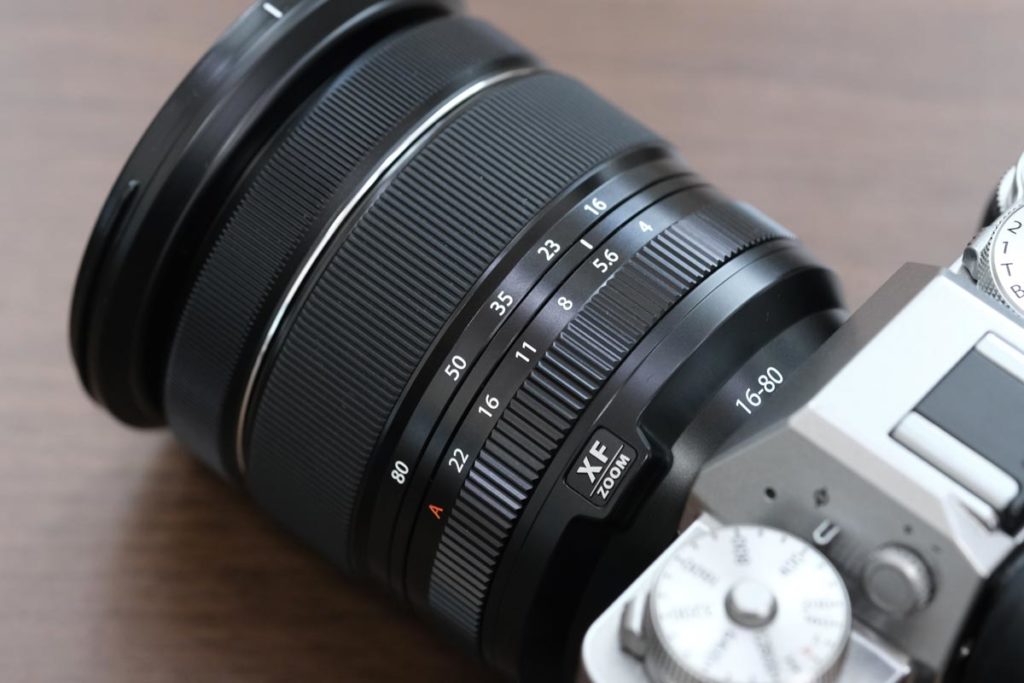 XF16-80mmF4の操作リング