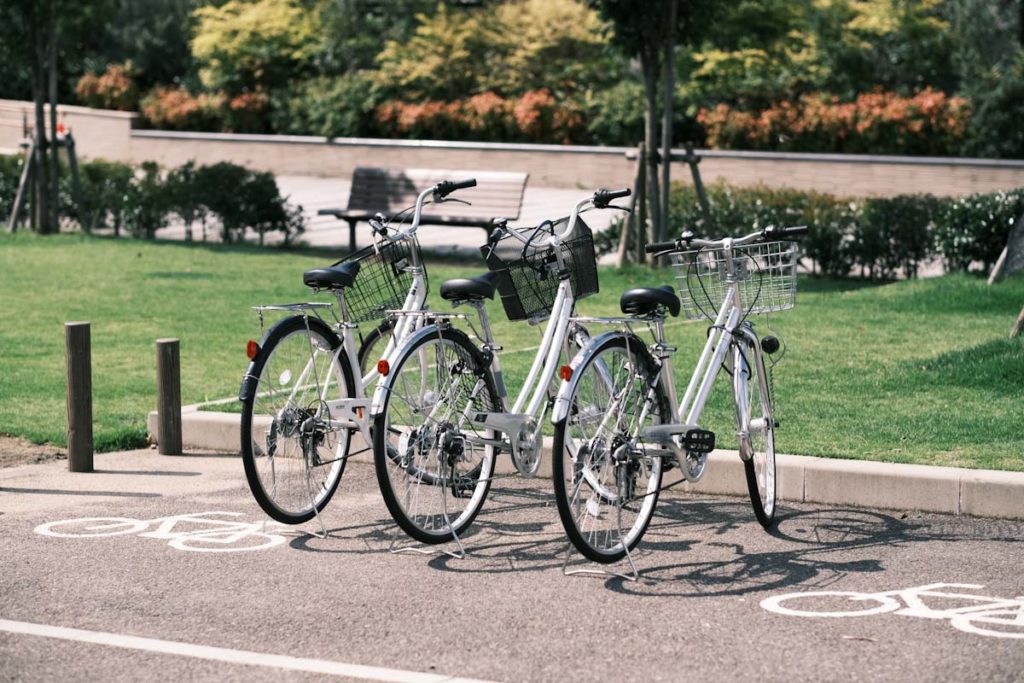 X-T4のクラシックネガで自転車を撮影