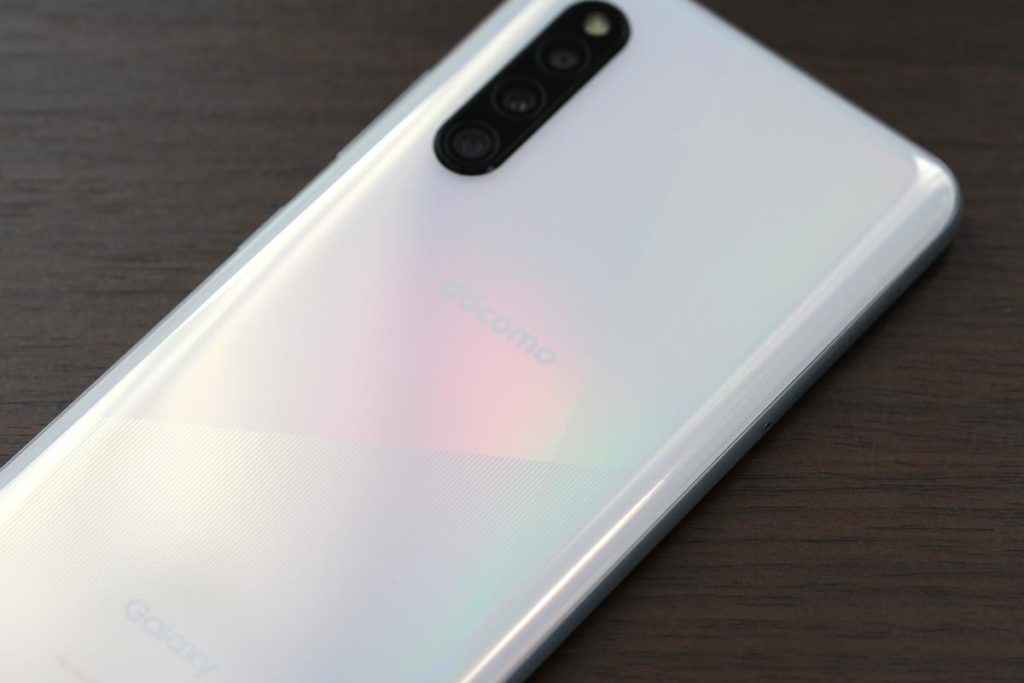 Galaxy A41の背面パネル