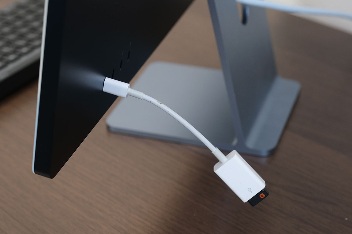 iMac 24インチでUnifyingレシーバー