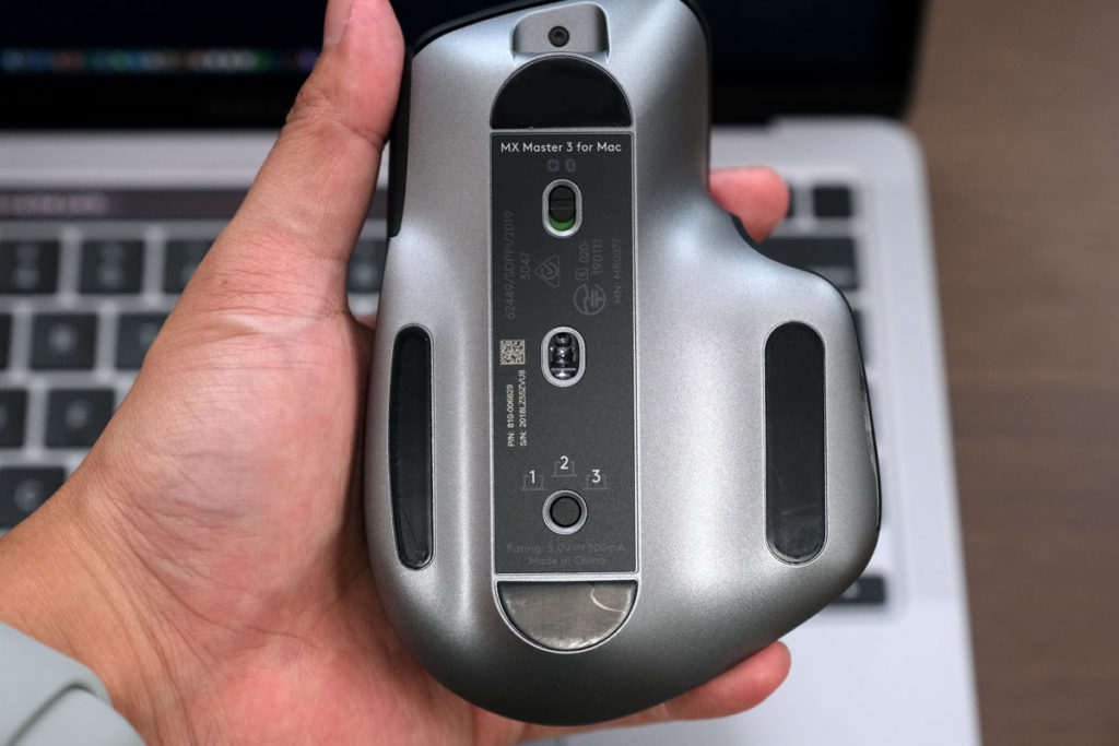 MX Master 3 for Macの裏面