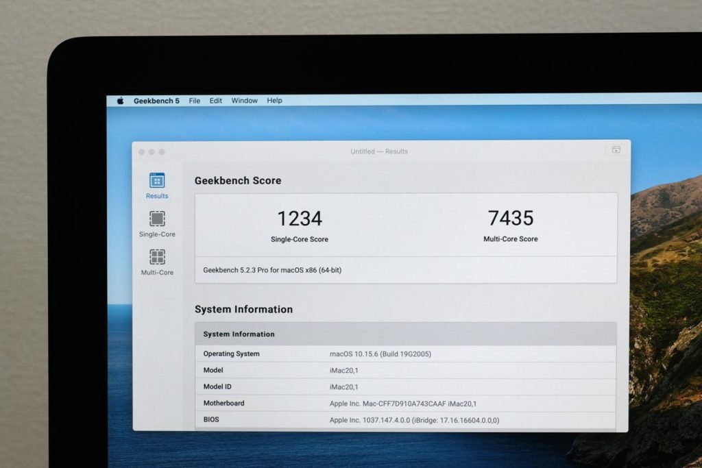iMac 27インチ Core i7-10700K 3.8GHz・8コア