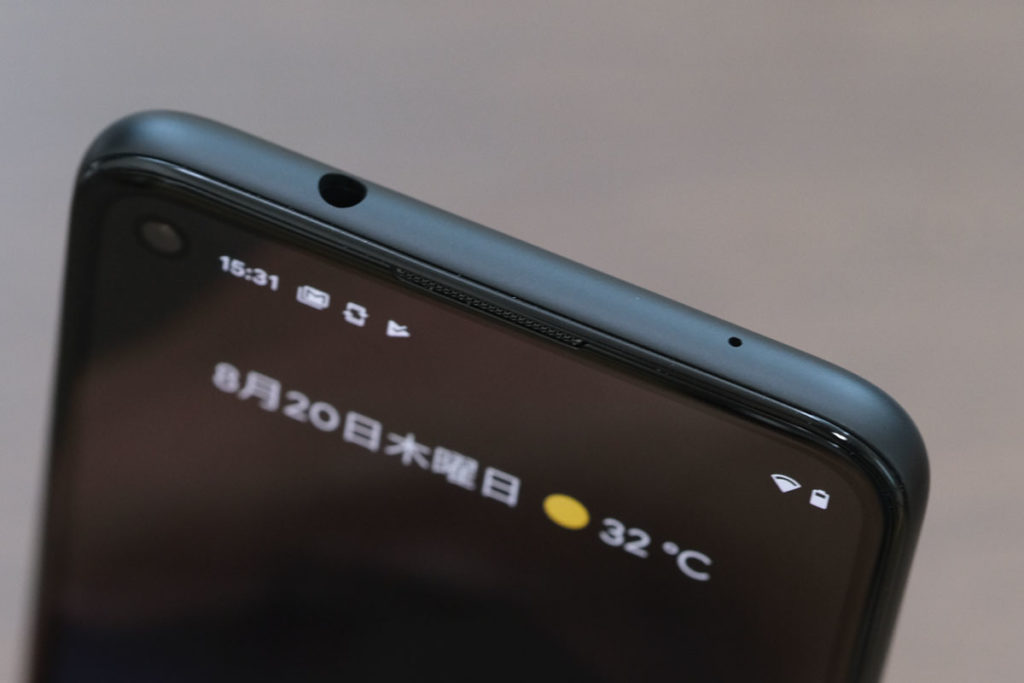 Pixel 4aの3.5mmオーディオジャック