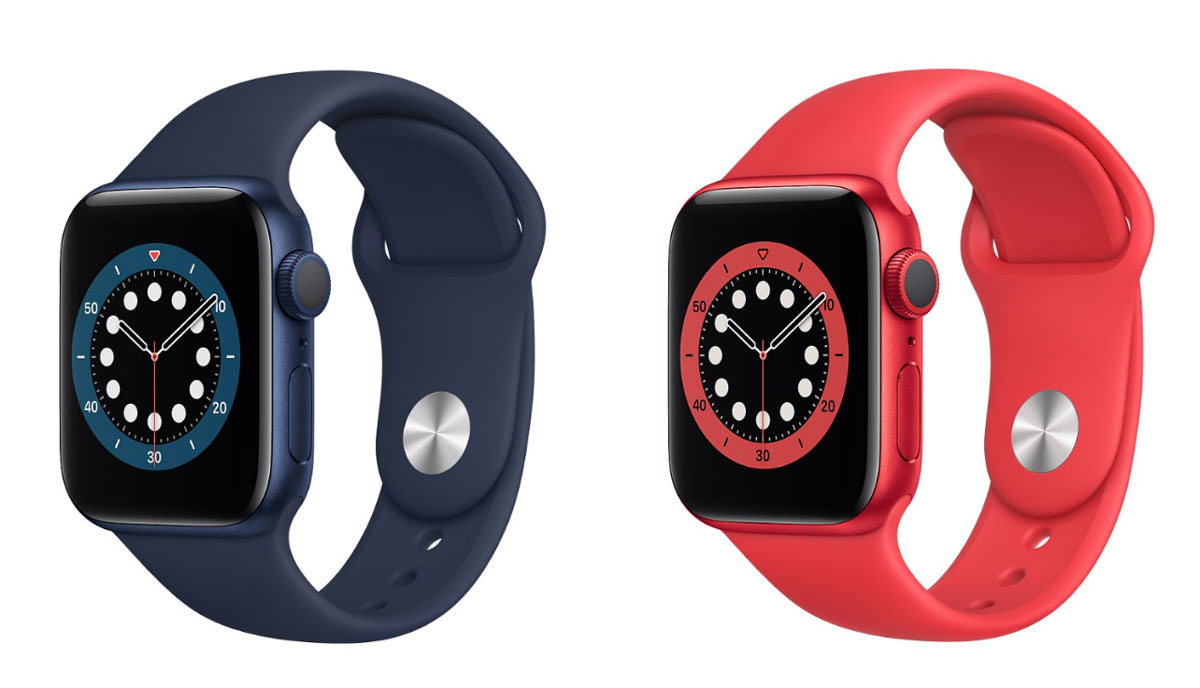 Apple Watch 6 新色のブルーとProduct RED