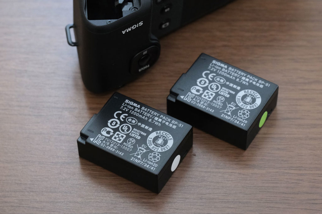 SIGMA dp1 Quattro バッテリーパック