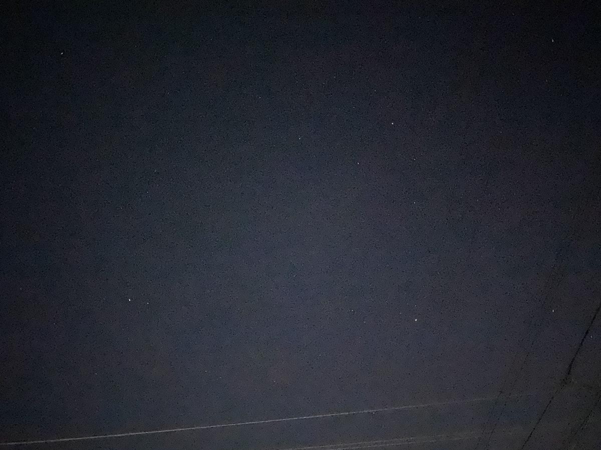 iPhone 11 Proで星空を手持ち撮影