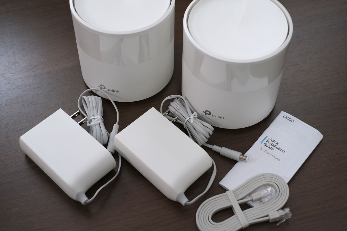 TP-Link Deco X20 同梱品