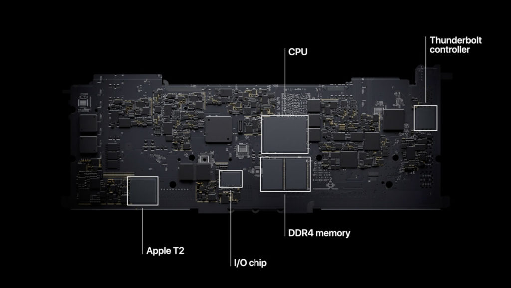 従来型のMacBookのロジックボード