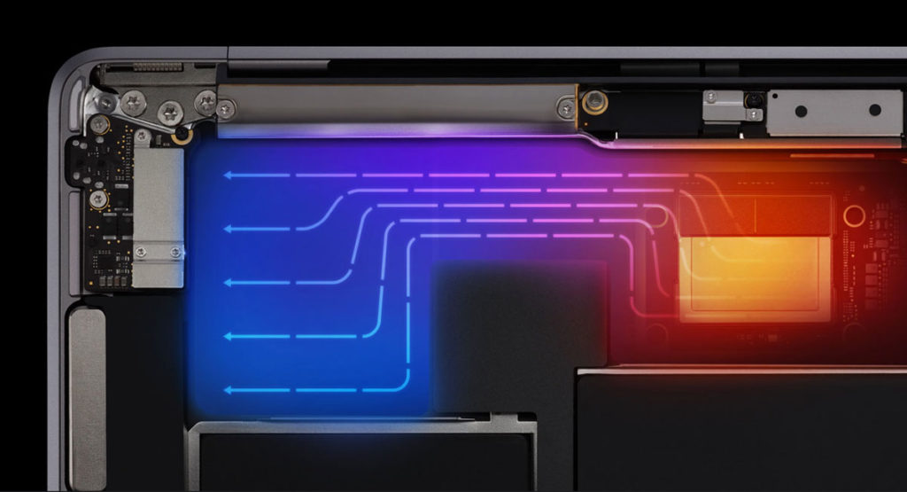 MacBook Air(M1)の放熱処理