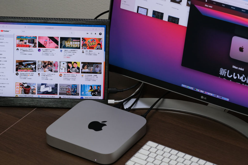 Mac miniのディスプレイ