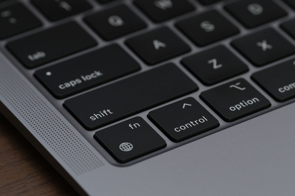 MacBook Air(m1)地球儀マークのキー