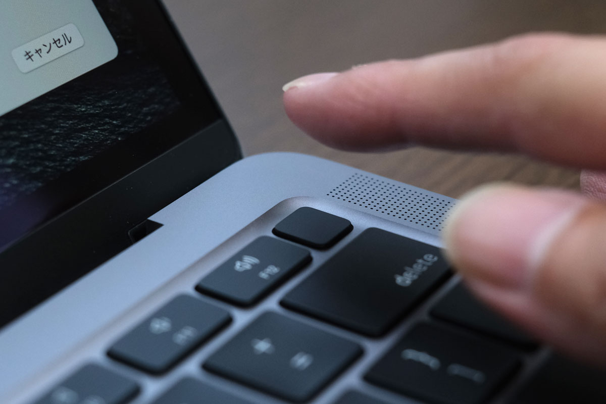 MacBook Air(M1)Touch IDを搭載している
